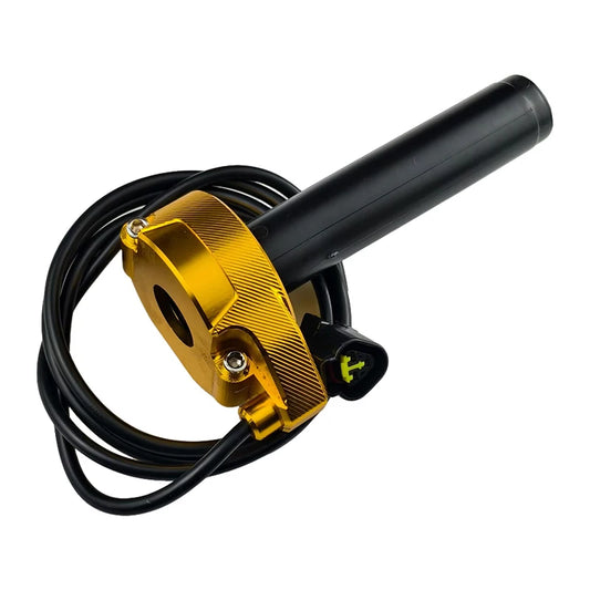 CNC Motorcycle Electronic Throttle Handle Throttle Handlebar Fit for Sur-Ron Surron Light Bee S X Electric Motocross Universal P